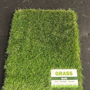 Gold Artificial Grass 38mm - 1m x 1m