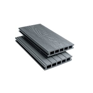Silver Composite Woodgrain Decking Board 3.6m