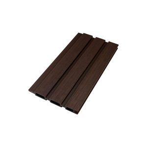 Co-Extrusion Composite Slatted Fencing 16cmx1.83m - Walnut